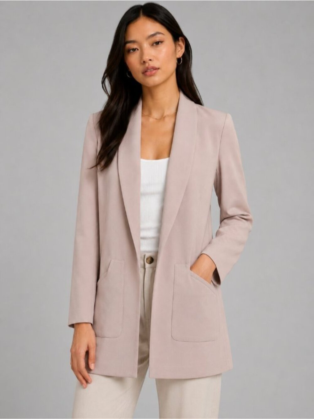 Maison Cinqcent Open Front Blazer